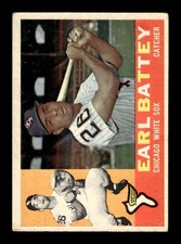 1960 Topps #328 Earl Battey - Chicago White Sox VG