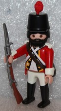 Playmobil Britische RED Guards  Soldat # 2  Scottish MARINE Franzosen Custom
