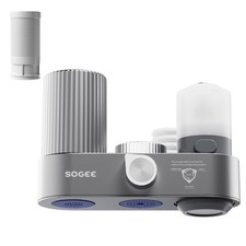 Water Filter for Sink Faucet,4-in-1 Faucet Water Filter with Filtration/Raw/B...