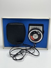 WESTON XM1 MODEL 540 STILL/CINE CAMERA LIGHT METER WITH CASE / STRAP VINTAGE
