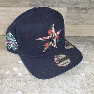 Astros Floral Hat | eBay New Era Houston Astros 9FIFTY A-Frame Denim Blue Floral Snapback Patch Hat Cap main image 0