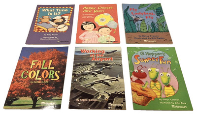 Harcourt Leveled Readers Lot 6 Early Reading Books Trophies Kids Set Homeschool