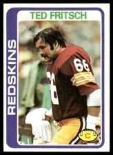 1978 Topps Ted Fritsch Jr. Washington Redskins #357