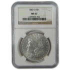 1883 O Morgan Dollar MS 63 NGC Silver Uncirculated $1 Coin SKU:CP56