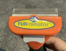 FURminator Deshedding Tool  For Medium/Long Hair - Size M(21-50lbs)