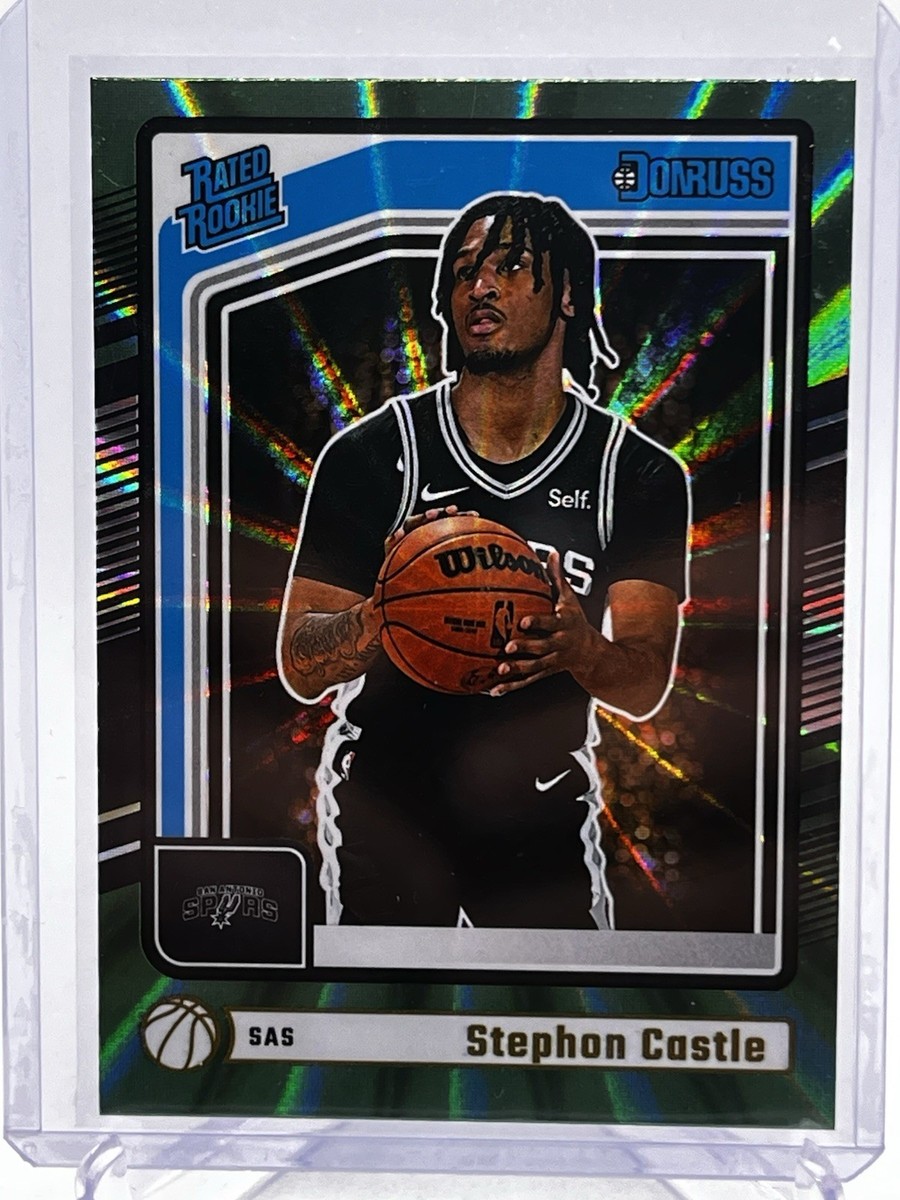 2024-25 Donruss STEPHON CASTLE RC Green Laser Rated Rookie | eBay