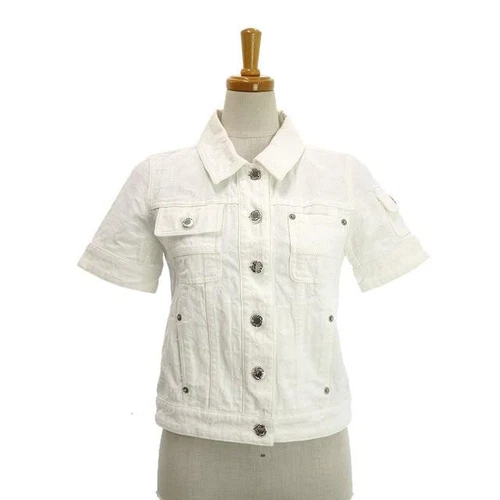 LOUIS VUITTON（LV） Giacca Louis Vuitton donna OffWhite denim taglia 34 autentica dal Giappone