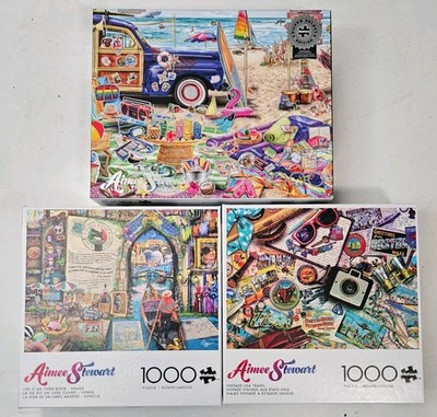 Aimee Stewart 1000 pc Puzzle (Lot of 3!)