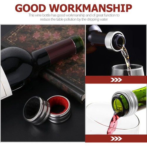 9 Pcs Red Wine Ring Leakproof Device Bottle Collar Drip Collars Creative - Picture 8 of 12