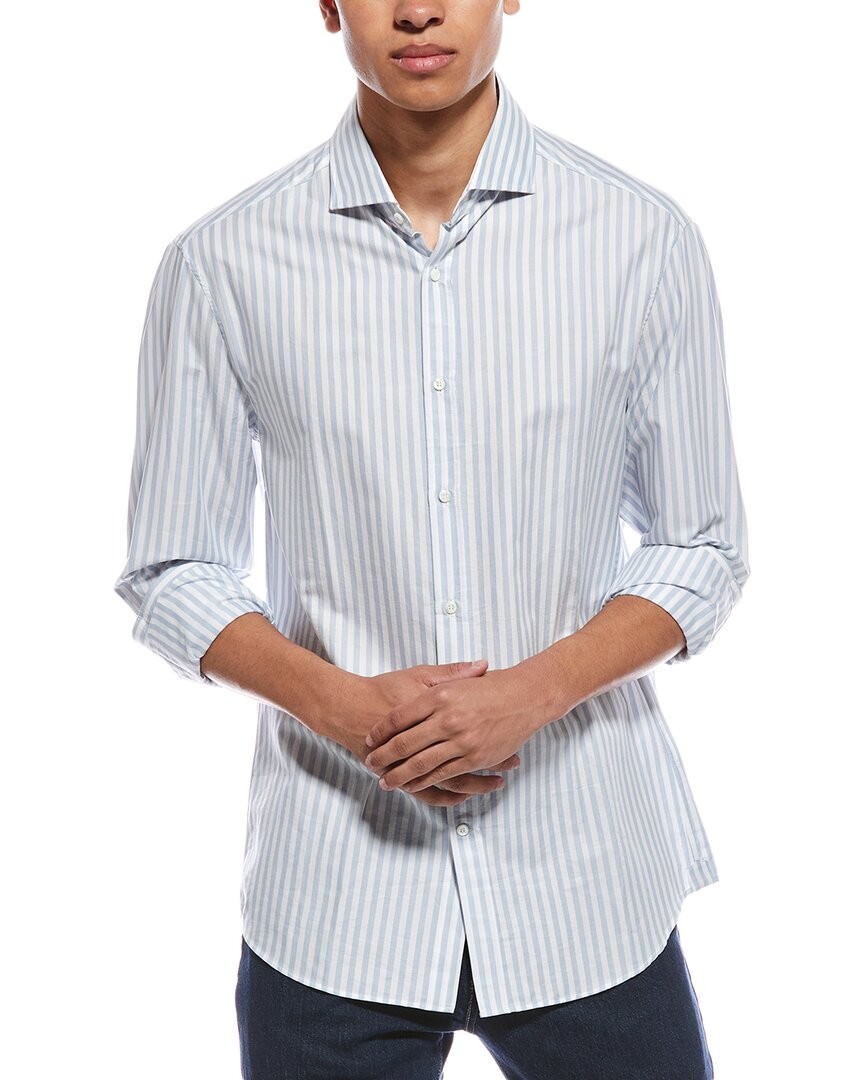 Рубашка Brunello Cucinelli Slim Fit Мужская L 82390₽