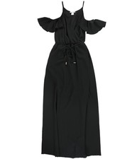 bar III Womens Cold Shoulder Maxi Dress