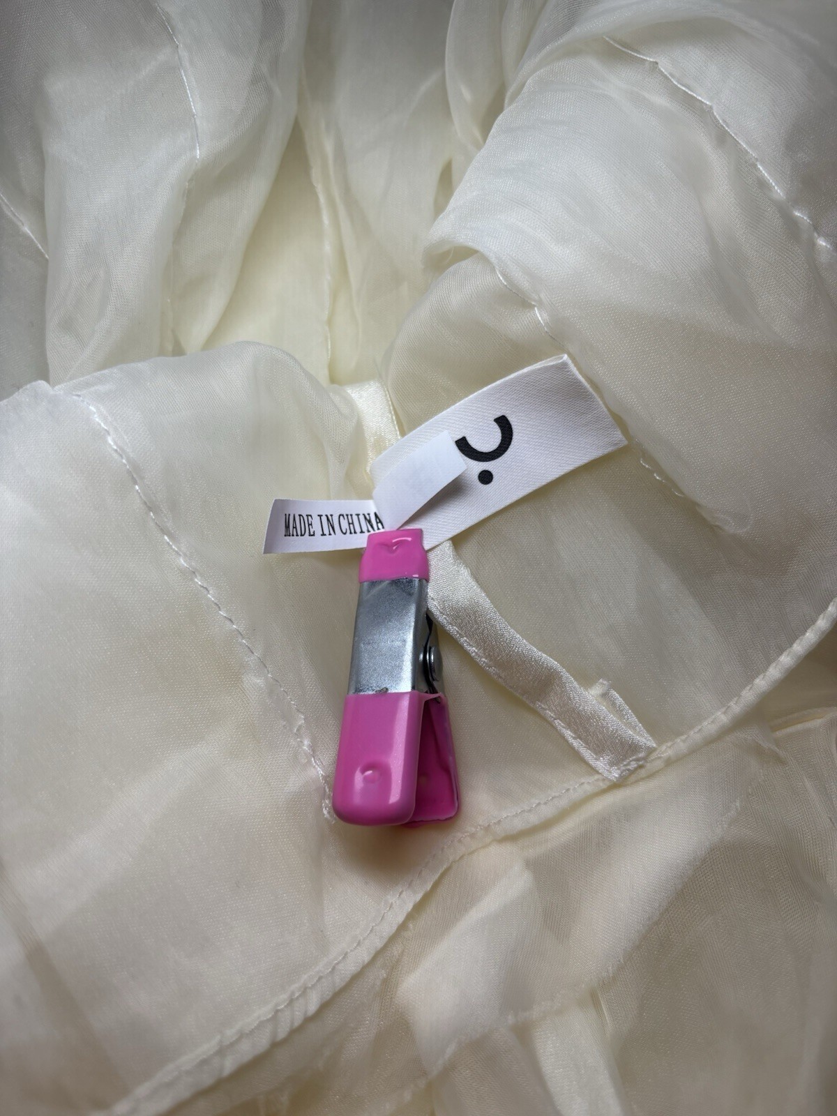 COMMENSE Solid Patchwork Folds Blouse Women Round… - image 8