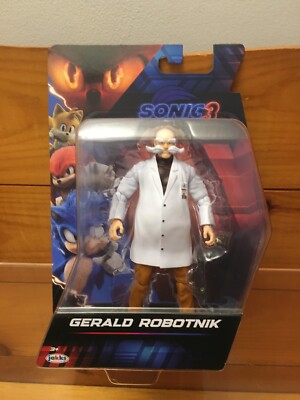 Jakks Sonic The Hedgehog 3 WAVE 3 Movie Gerald Robotnik 5'' Figure NEW 2025
