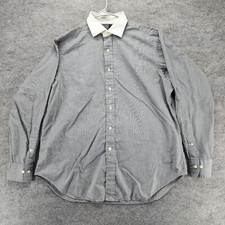 POLO Ralph Lauren Shirt Mens 16.5 34/35 Philip Button Up Long Sleeve Gray