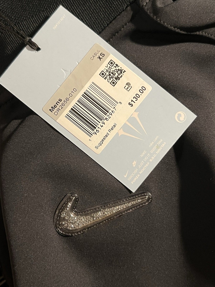 Nike X NOCTA Swoosh Swarovski Crystal Jacket Black DR2656 010 XS