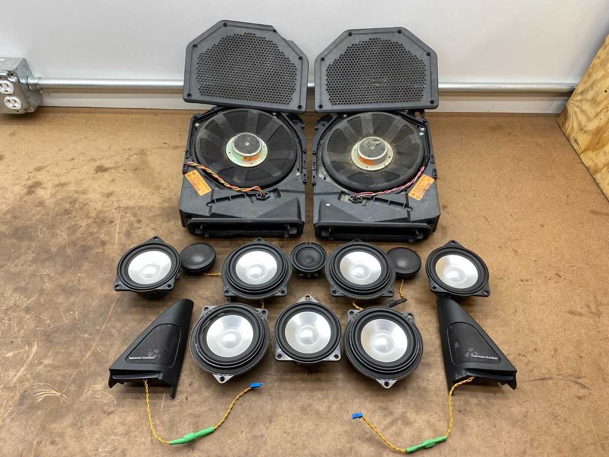 06-13 BMW E92 E93 3 SERIES LOGIC 7 SUBWOOFER SPEAKER TWEETER SET 
