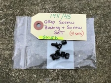 1911 45 ACP Grip Screws and Bushings Blued USA  E45-9