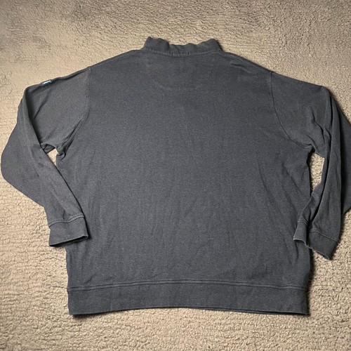 Peter Millar Sweater Mens 2XL Blue Crown Comfort Interlock 1/4 Zip Pullover - Picture 10 of 14