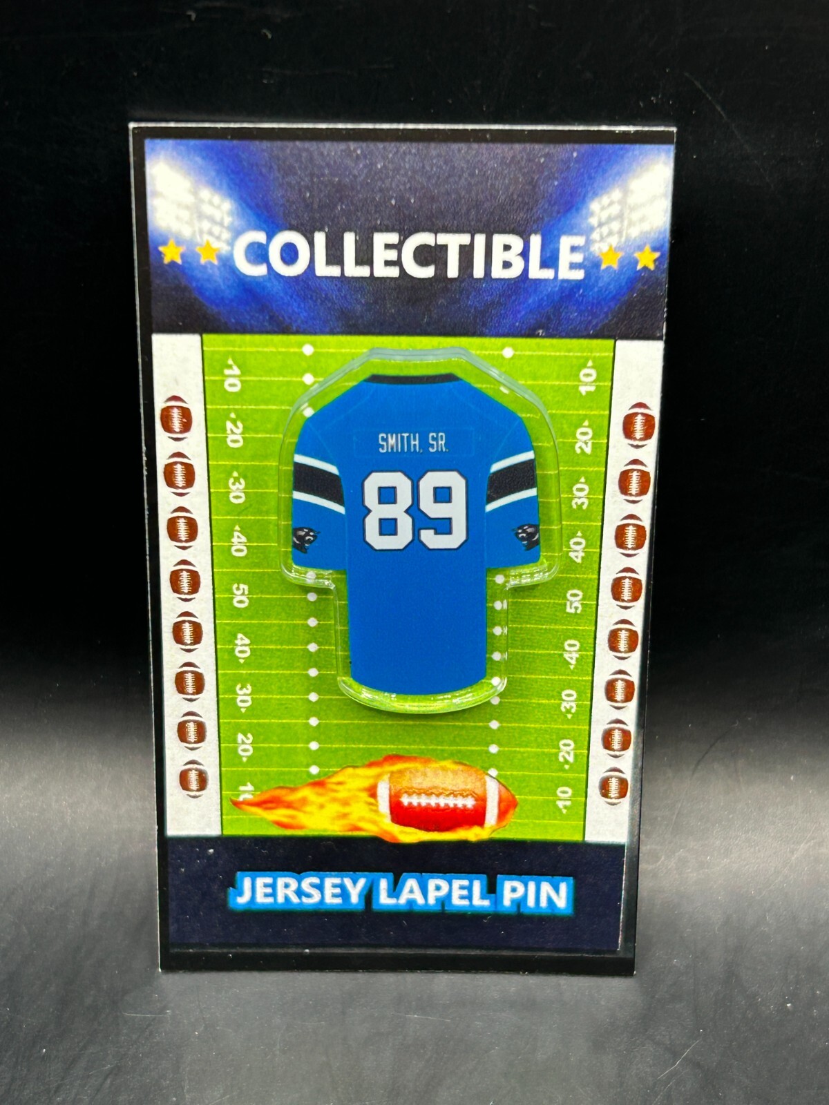 Carolina Panthers Steve Smith Sr Retro Jersey Lapel Pin - Classic Collectible