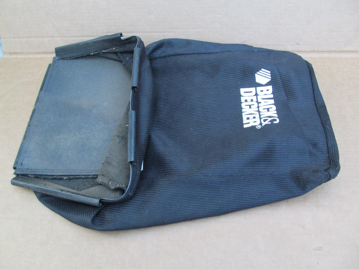 Black Decker CMM1200 24V cordless lawn mower parts: Grass catching bag