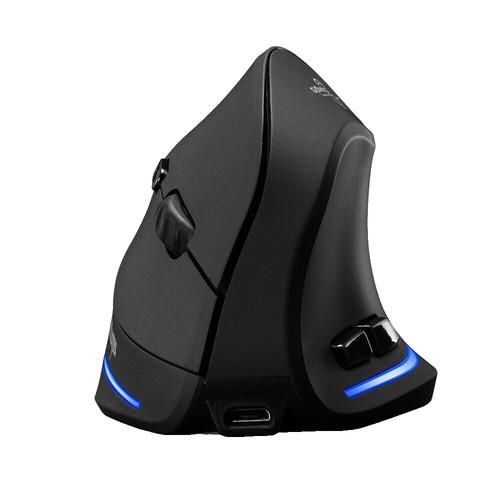 Ultron GameOne 2.0 Mouse USB Ottico 2400 DPI - Nero, 5 Tasti, Retroilluminazione Rossa