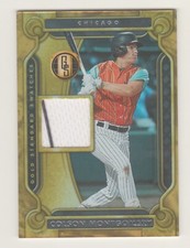 2023 Panini Chronicles GOLD STANDARD SWATCHES RELIC COLSON MONTGOMERY RC Rookie