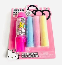 WINTER FINDS : Hello Kitty Jumbo Chalk Sticks With Holders 3+