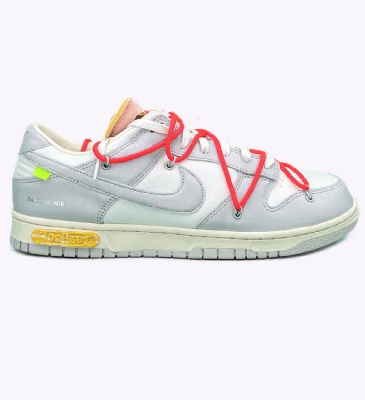 OFF WHITE X NIKE Taglia 8 5 Nike bianco sporco x lotto basso schiacciato 06 di 50