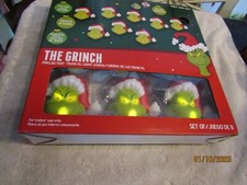 The Grinch Projection Musical 8 Light String ...