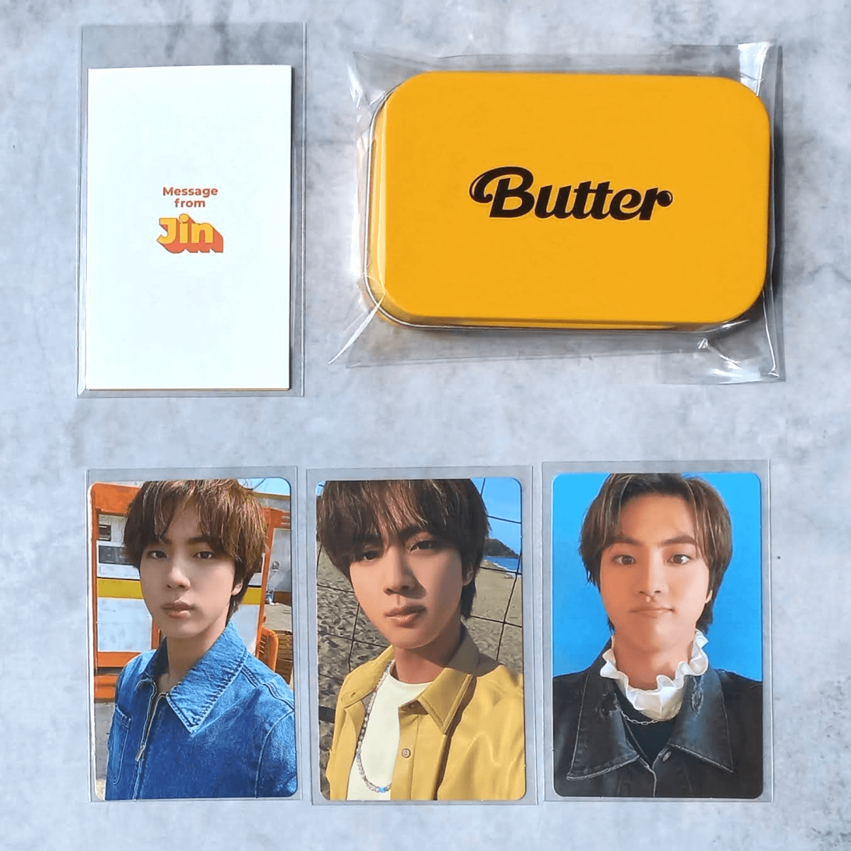 BTS butter トレカ BTS Butter Official Peach Cream Message & Weverse Special