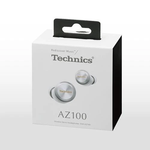 Technics EAH-AZ100 Wireless Earphones Magnetic Fluid Driver Bluetooth Silver
