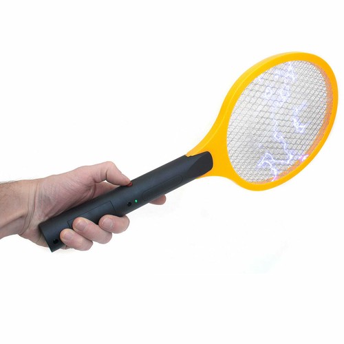 Elektrische Fliegenklatsche Elektro Fliegenfänger Fliegenklappe Schnackenschutz - Bild 2 von 2