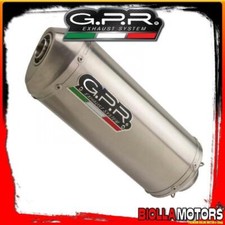 MARMITTA GPR BMW F 650 CS SCARVER 650 2001-2006 OMOLOGATO SATINOX BMW.11.SAT