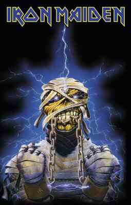 IRON MAIDEN powerslave eddie premium textile poster / flag | eBay