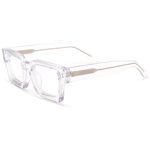 Vintage Eyeglasses Frames/ Sunglasses Thick Rectangle Glasses Frame Women Men - Picture 7 of 22