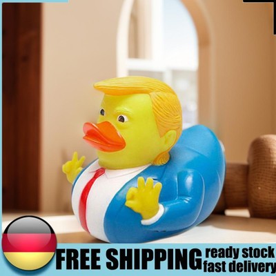 Novelty Trump Rubber Duck Baby Bath Toys Rubber Duckies Bathtub Toys for Kids