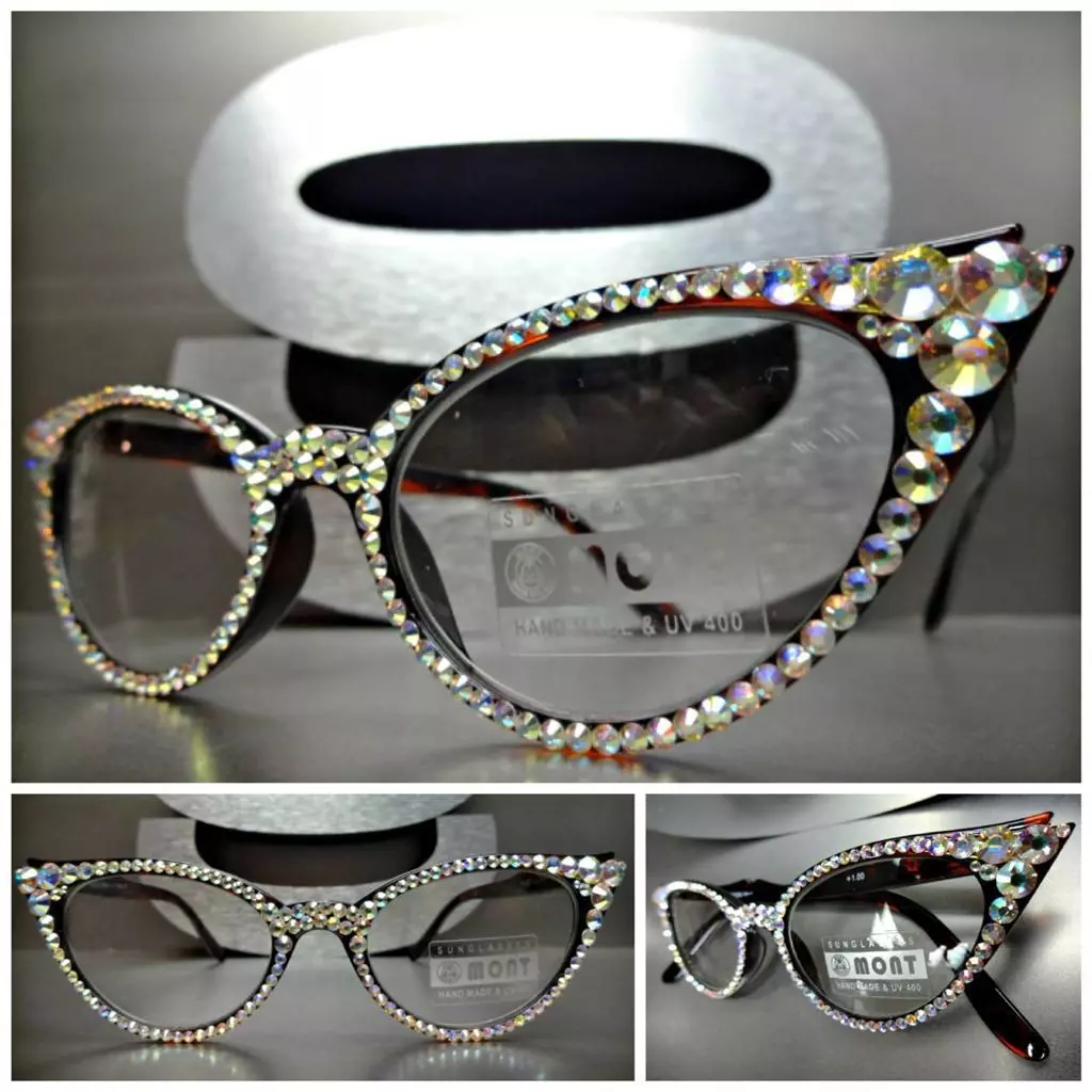 Vintage cat eye reading clearance glasses
