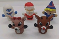 Rudolph The Red-Nosed Reindeer Finger Puppets- 5 Piece Set