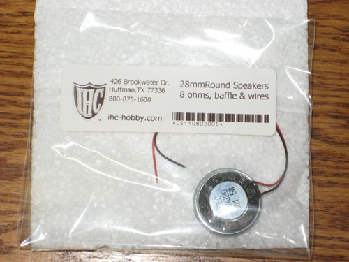 ALTAVOZ REDONDO HO 28 MM DEFLECTOR Y CABLES 8 OHMIOS IHC #02005 ALTAVOZ 28 MM | Zustand: New