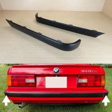 Rear Bumper Trim Molding Left+ Right ( Plastic ) For BMW 1988-1992 E30 EURO