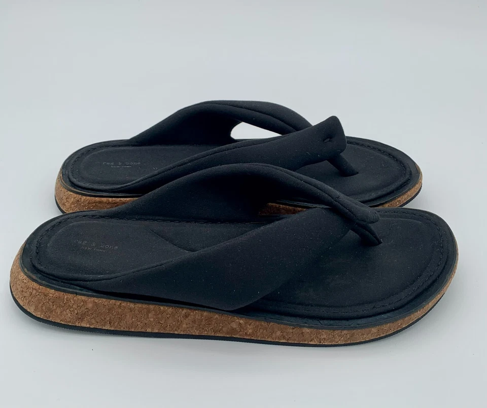 Sandalia/chanclas Rag & Bone Parque para mujer talla EU 37,5 US 7,5 color negro Foto 2 de 4