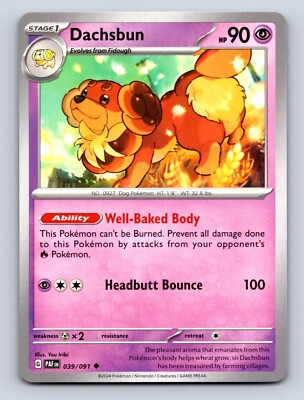 dachshund pokemon card Amazon.com: - Dachsbun ex 160/142 - Stellar Crown Listed cards may have imperfections. Dachsbun REVERSE HOLO card 099/198