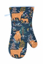 UW Connie the Cow gauntlet Highland Cow oven glove Coo Cows oven mitt ovenglove
