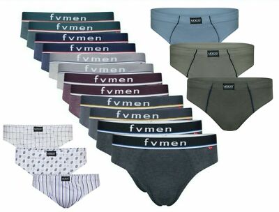 6 12 Pack Mens Branded Briefs Pants Briefs Underwear Boxers Sports M L 2XL