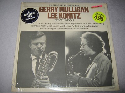 GERRY MULLIGAN LEE KONITZ Revelation SEALED New Double 2 LP Chet Baker Zoot Sims