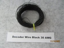 Stranded Decoder Wire Black 30 AWG 50 Feet Highly Flexible Germany