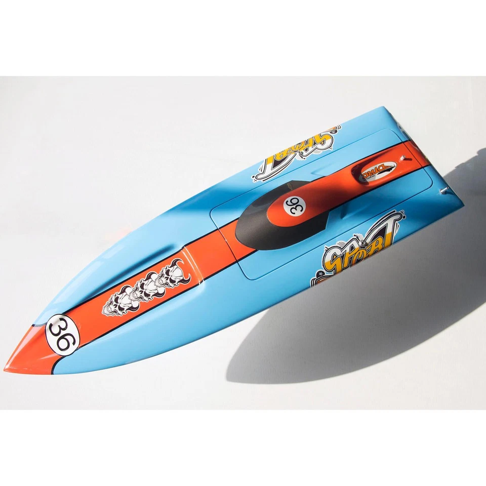 RC Boat Hull Fiberglass for Remote Control High-speed Racing Boat E36 Models - Image 2 of 4