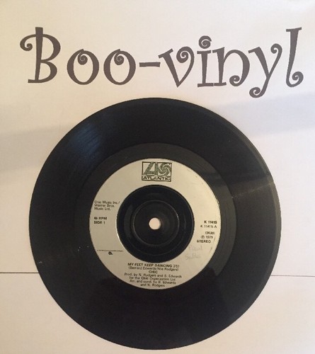 Chic-My Feet Keep Dancing 7" 45-ATLANTIC, K11415, 1979, Ex Con