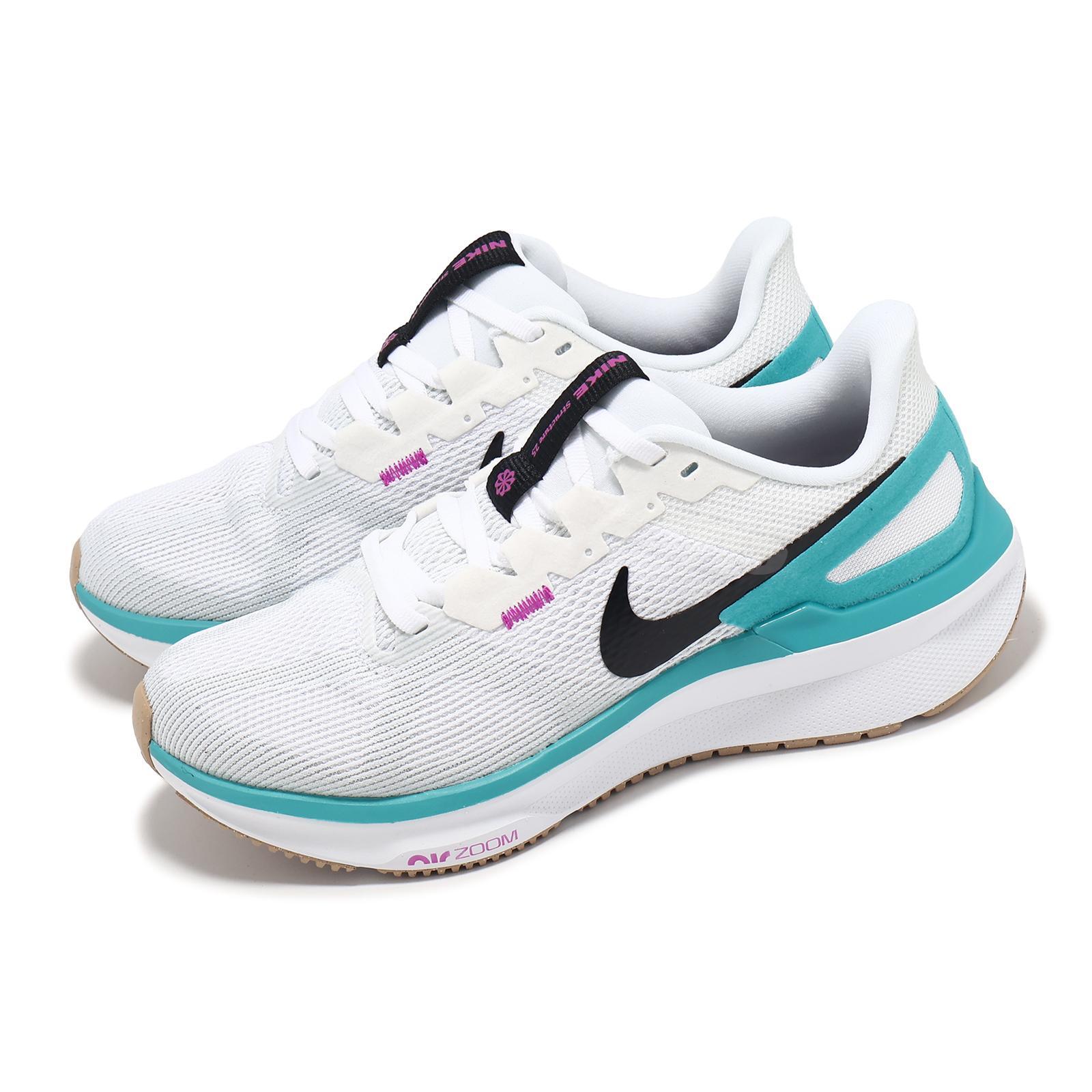 Женские кроссовки Nike Air Zoom Structure 25 White с бирюзовым оттенком DJ7884-103