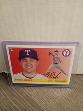 2020 Archives Base #51 Brock Burke - Texas Rangers RC ⚾